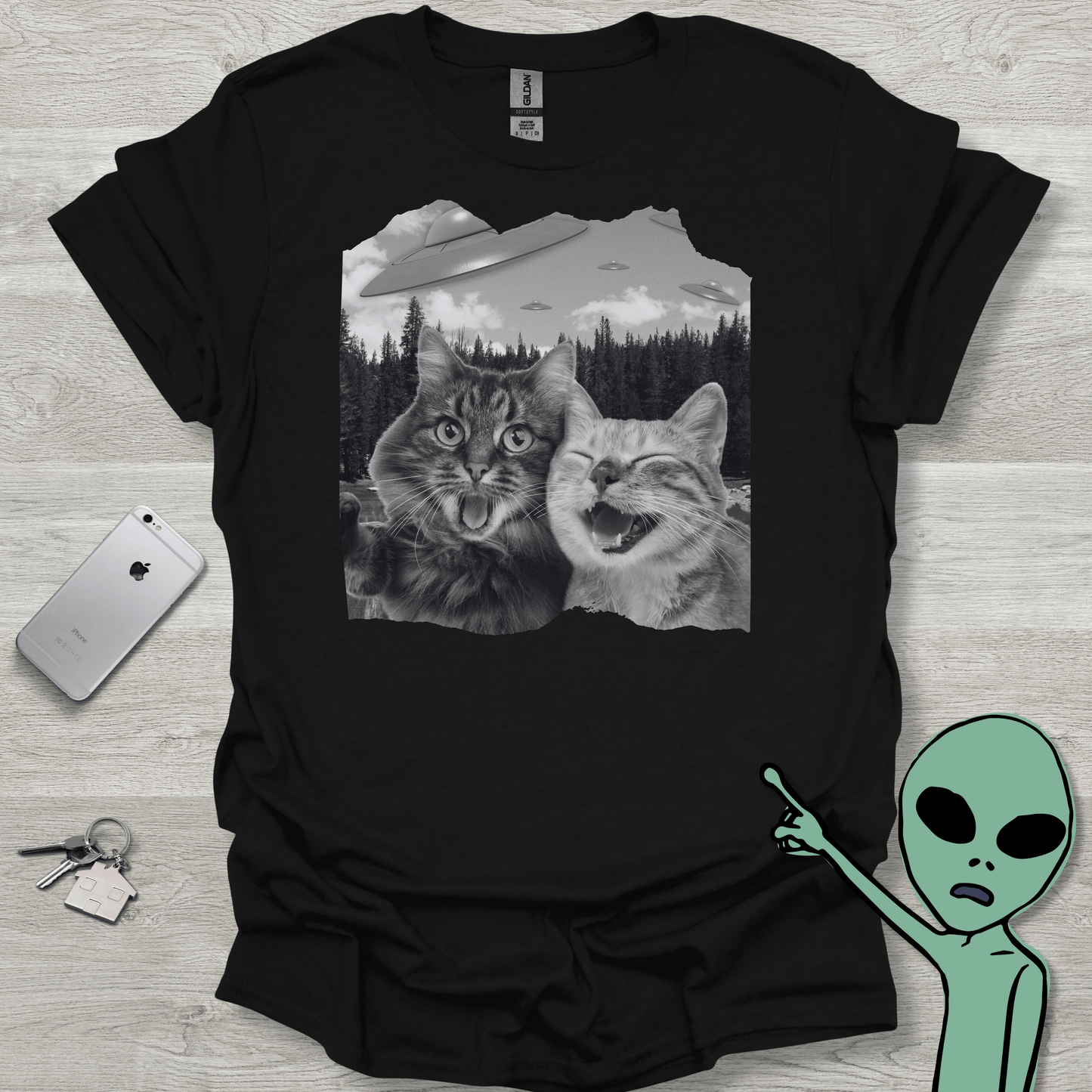 Cats Selfie Funny UFOs