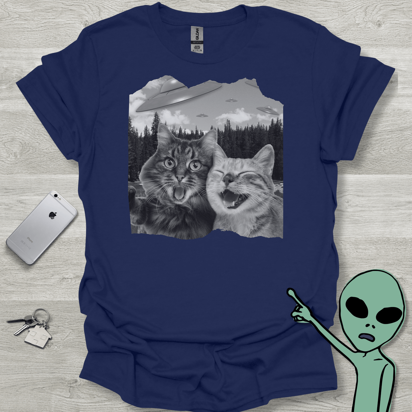 Cats Selfie Funny UFOs