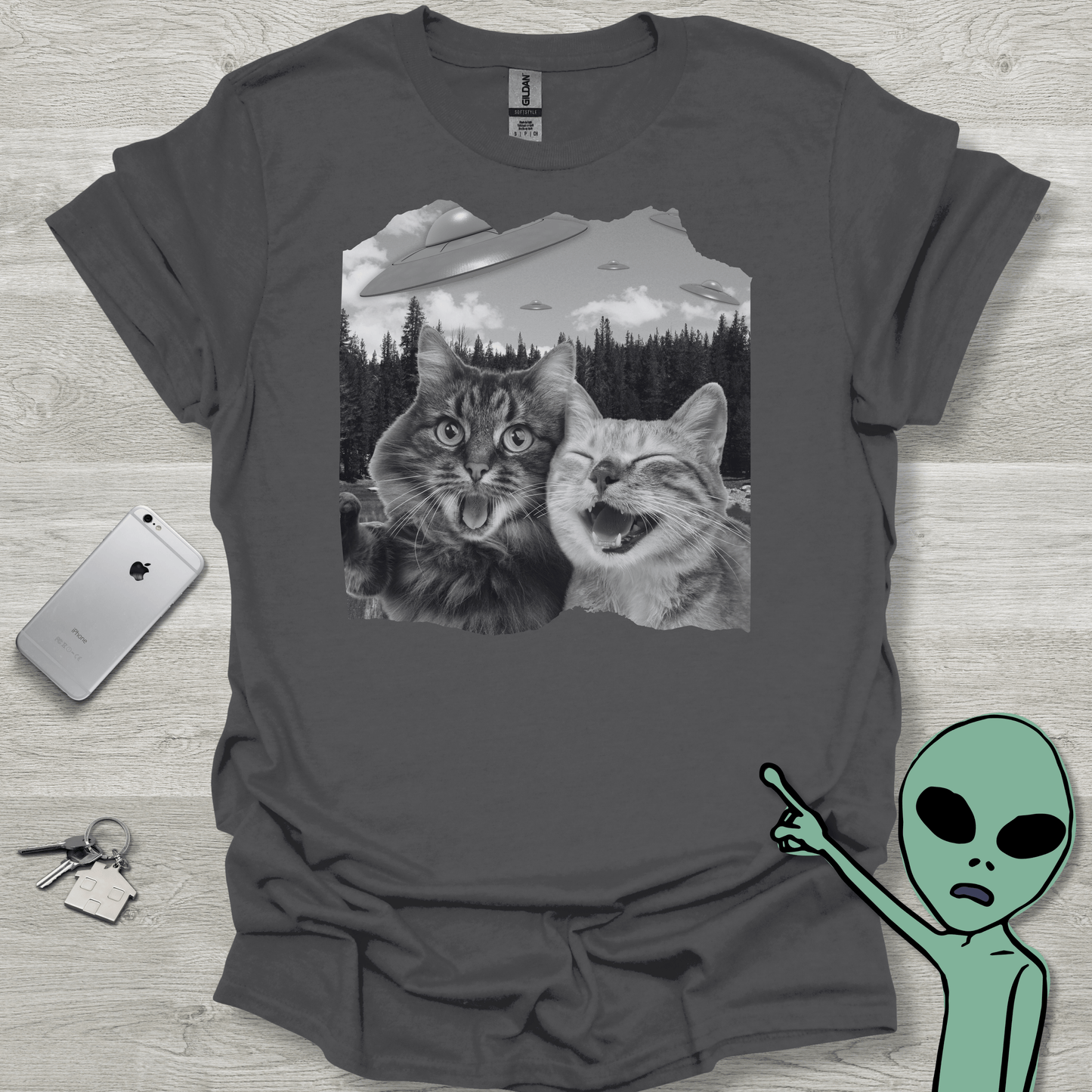 Cats Selfie Funny UFOs