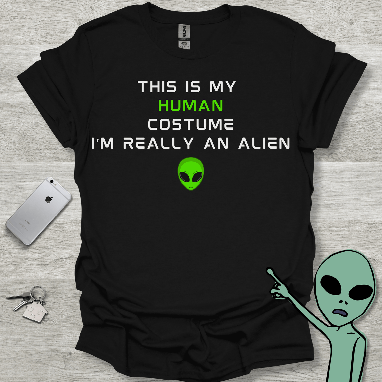 Human Costume Alien