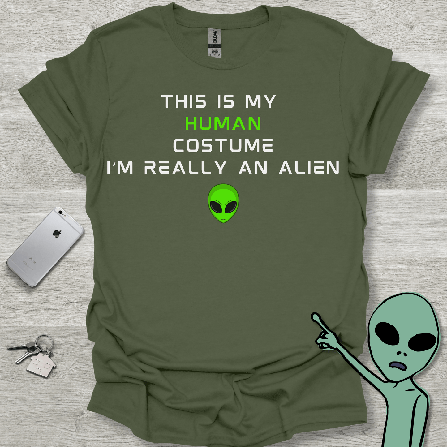 Human Costume Alien