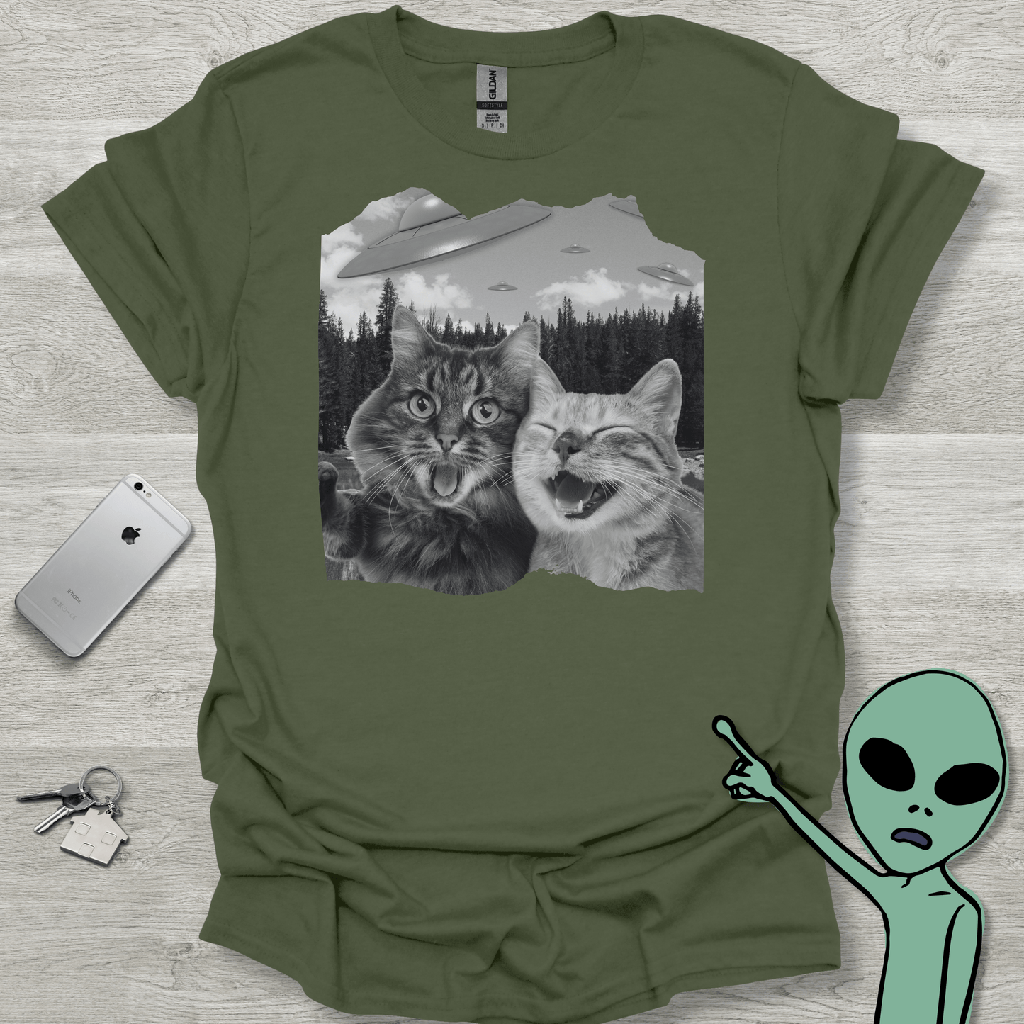 Cats Selfie Funny UFOs