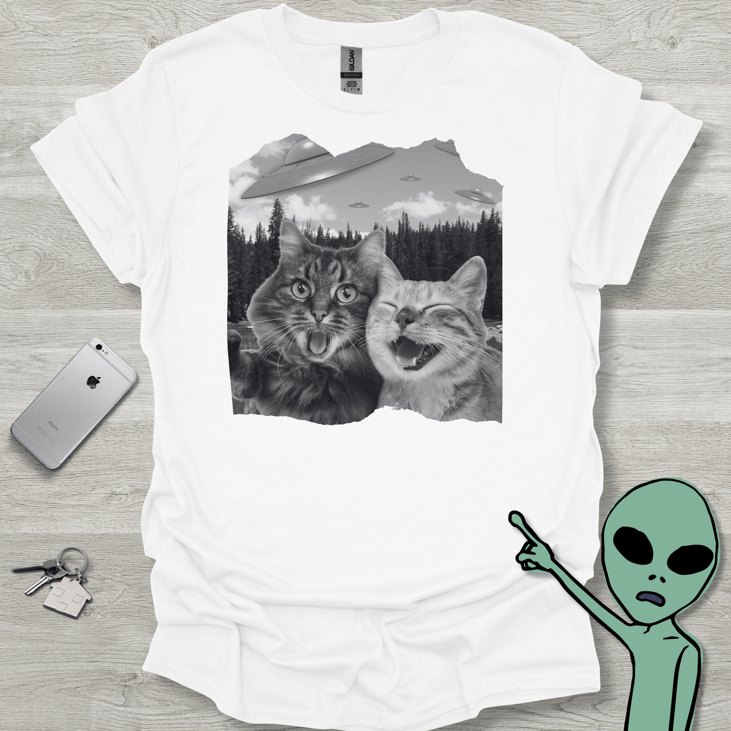 Cats Selfie Funny UFOs