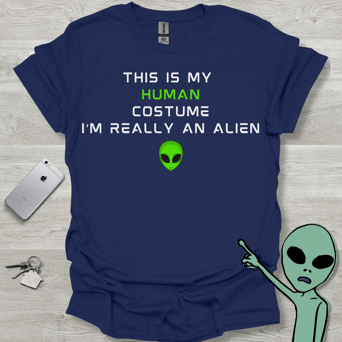 Human Costume Alien