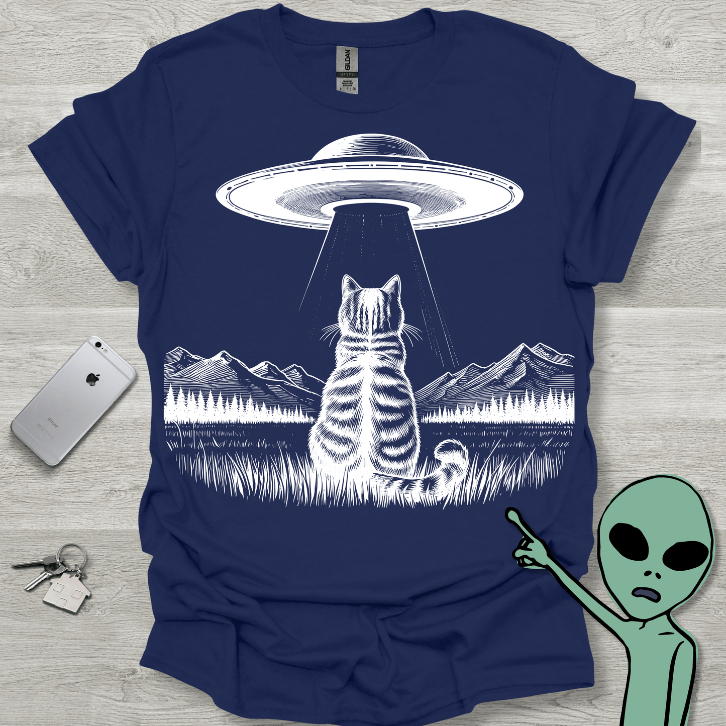 Cat Abducted UFO