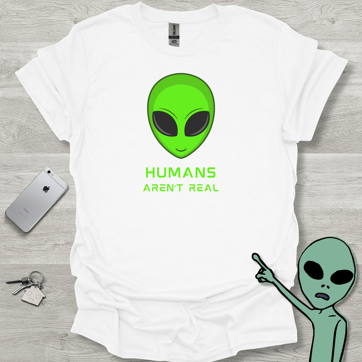 Humans Aren't Real
