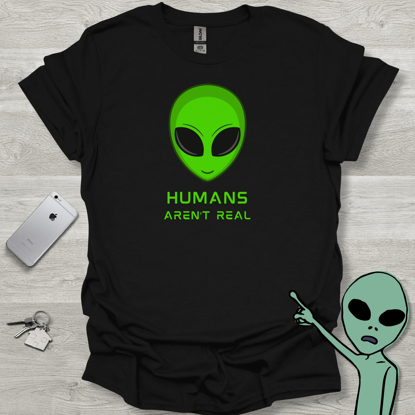 Humans Aren't Real