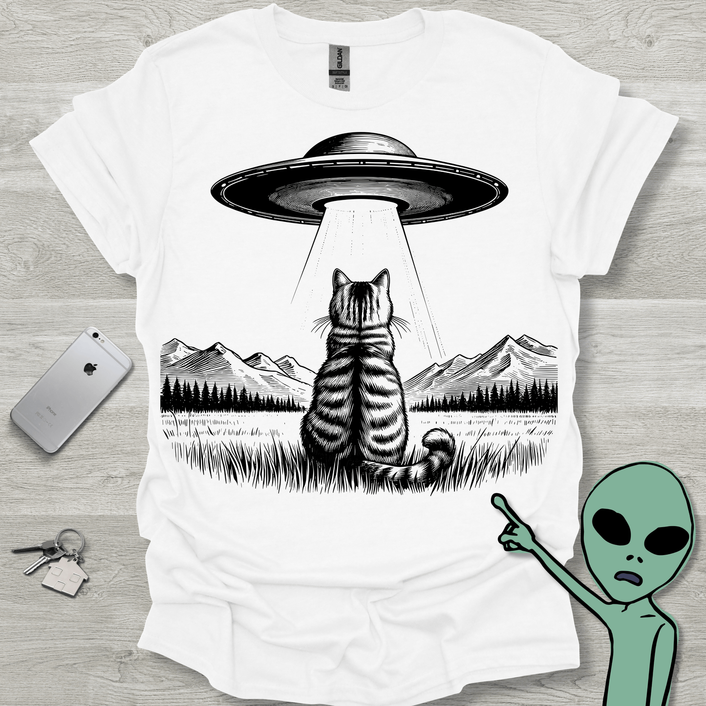 Cat Abducted UFO