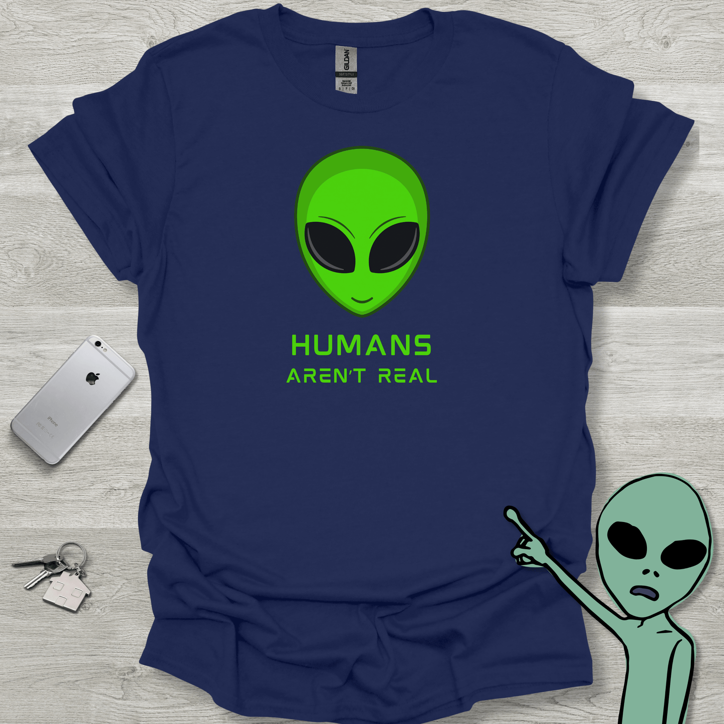 Humans Aren't Real
