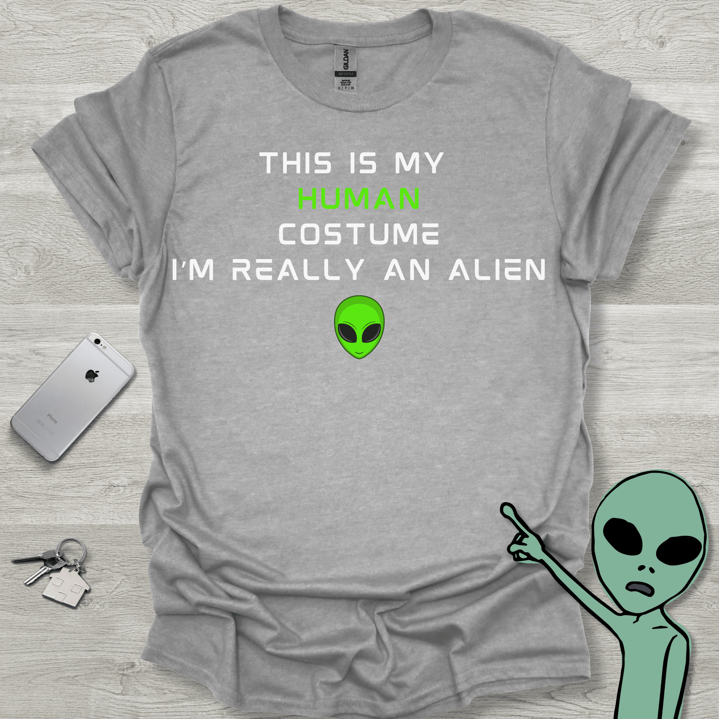 Human Costume Alien