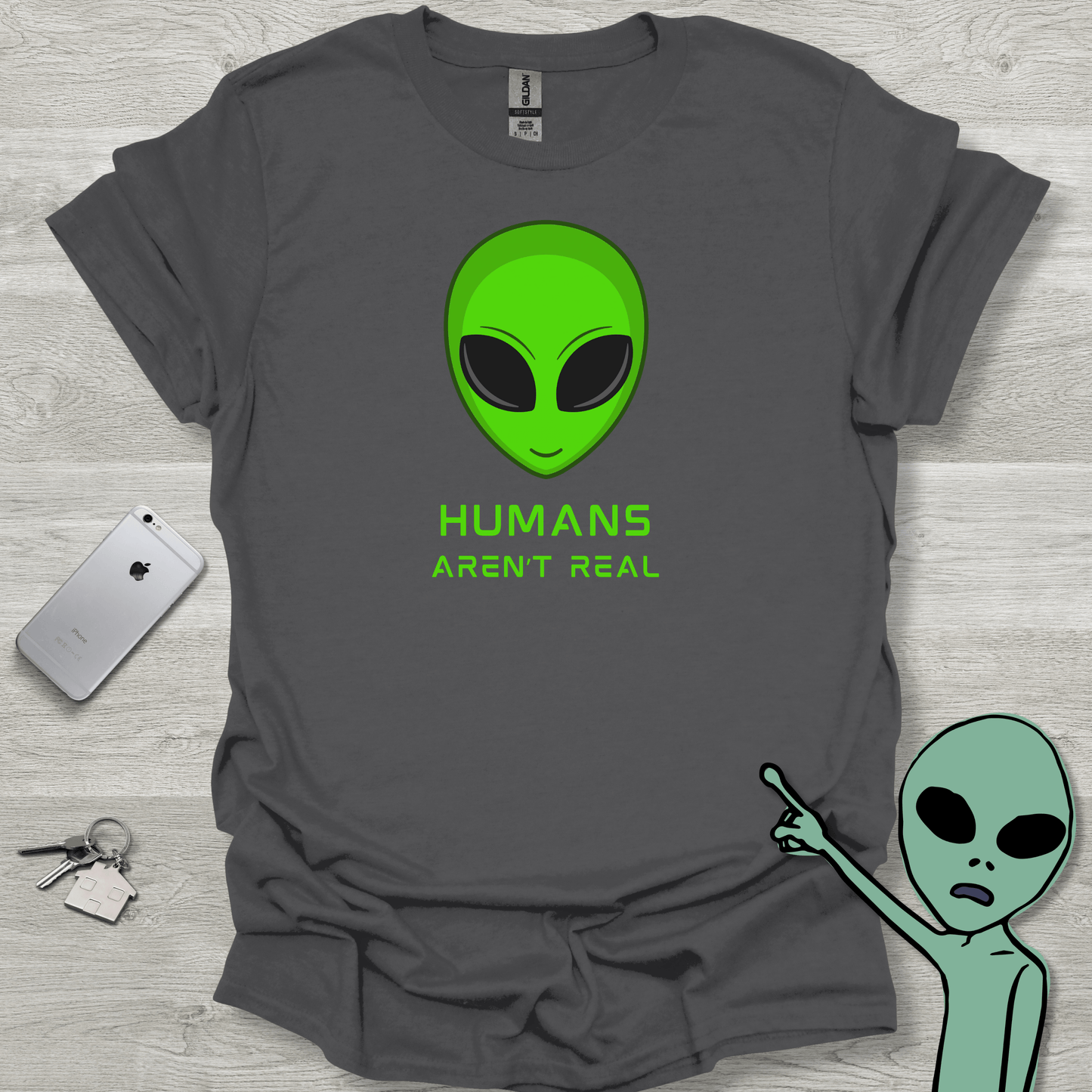 Humans Aren't Real