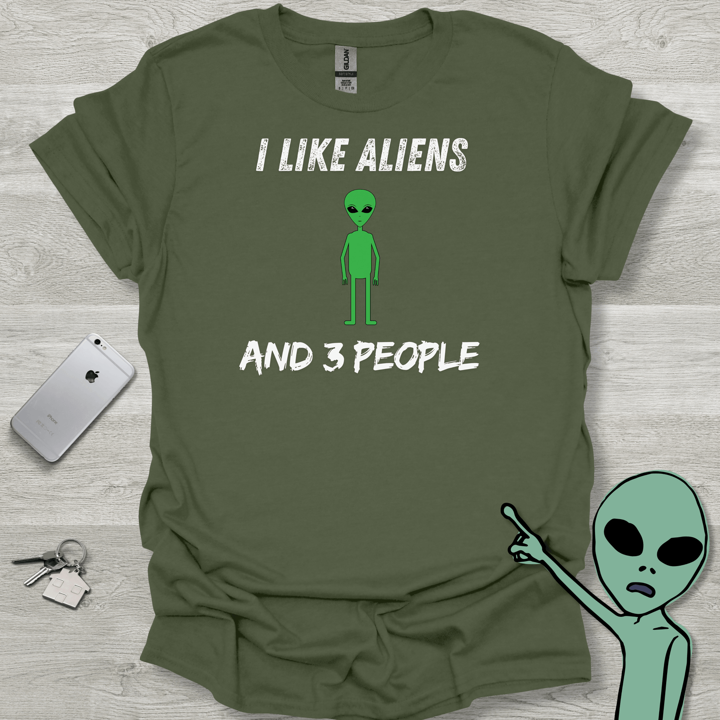 I Like Aliens and 3 People