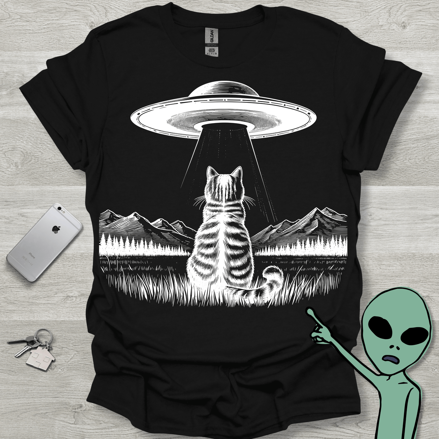 Cat Abducted UFO