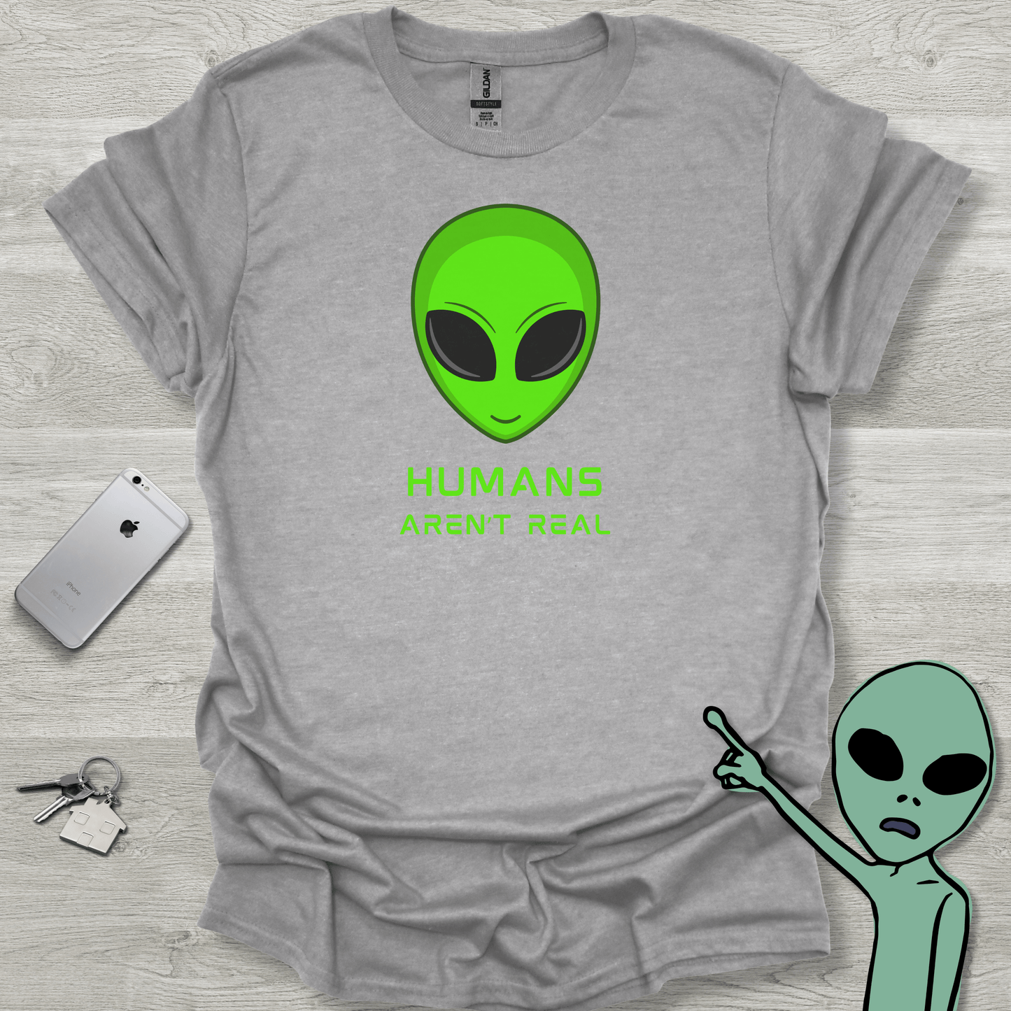 Humans Aren't Real