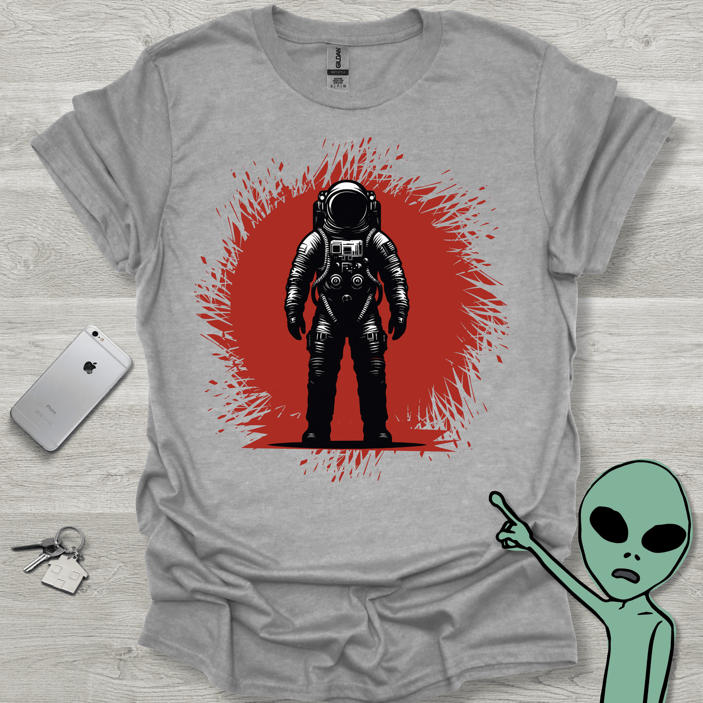 Space Astronaut Red
