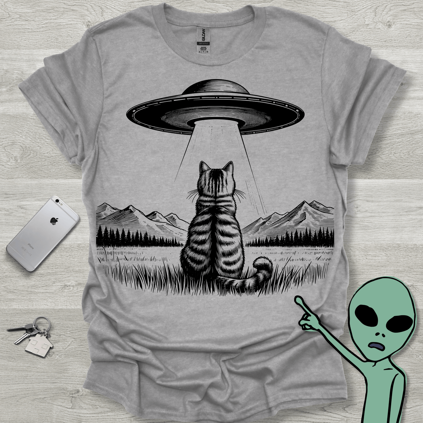 Cat Abducted UFO