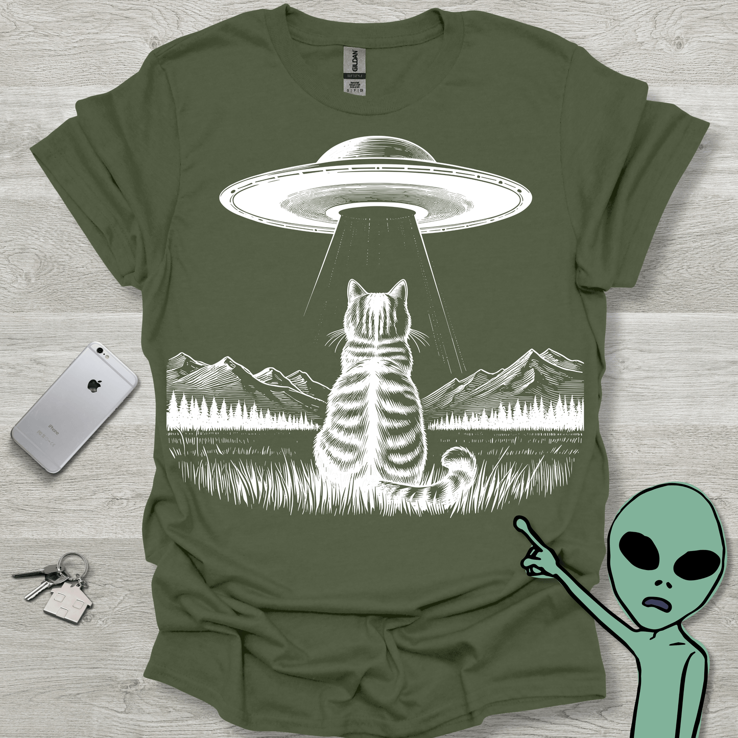 Cat Abducted UFO