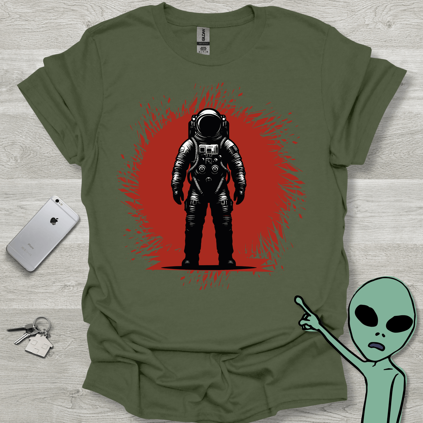 Space Astronaut Red