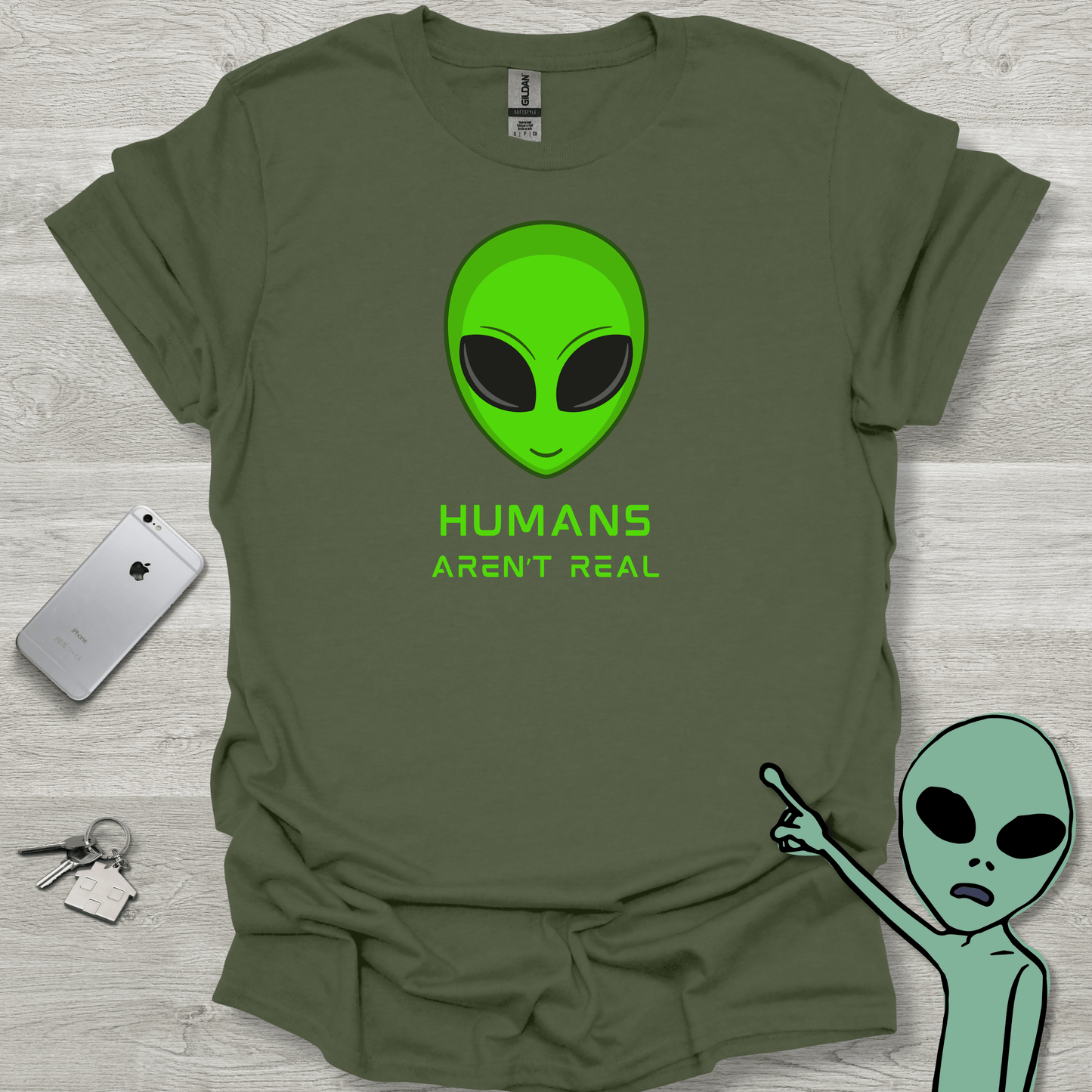 Humans Aren't Real